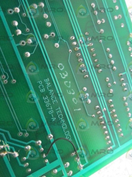 BALANCE TECHNOLOGY PCB 33678-A  UNMP