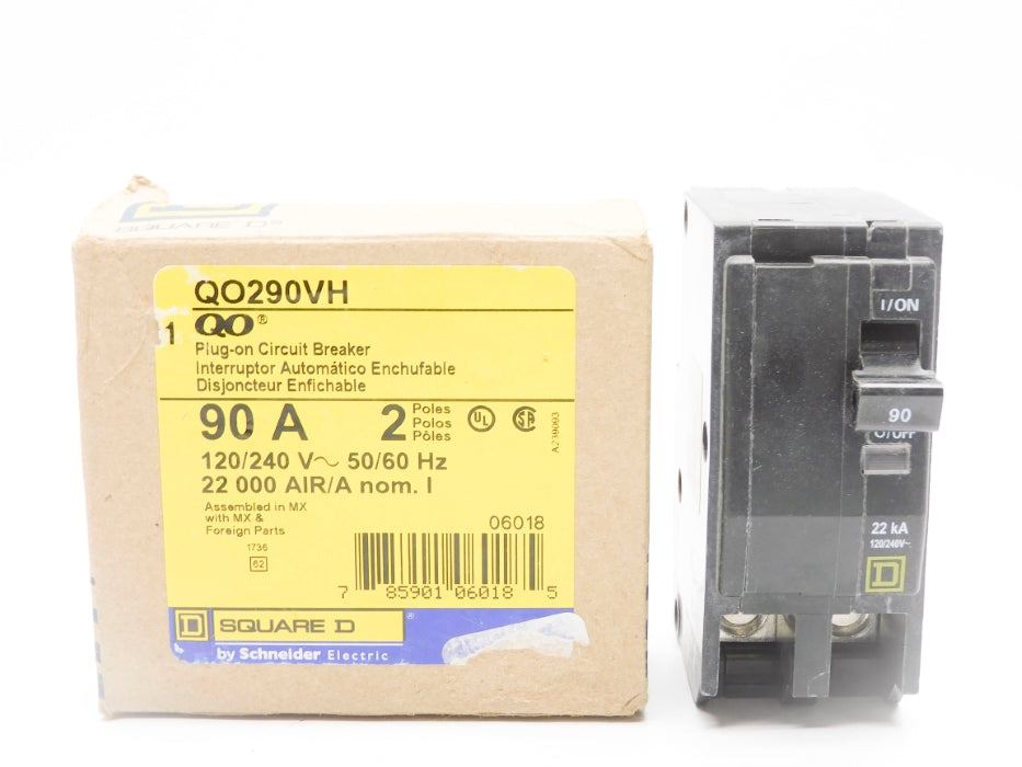 SQUARE D QO290VH 120/240V 90A NSMP