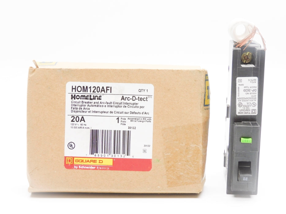 SQUARE D HOM120AFI 120V 20A NSMP