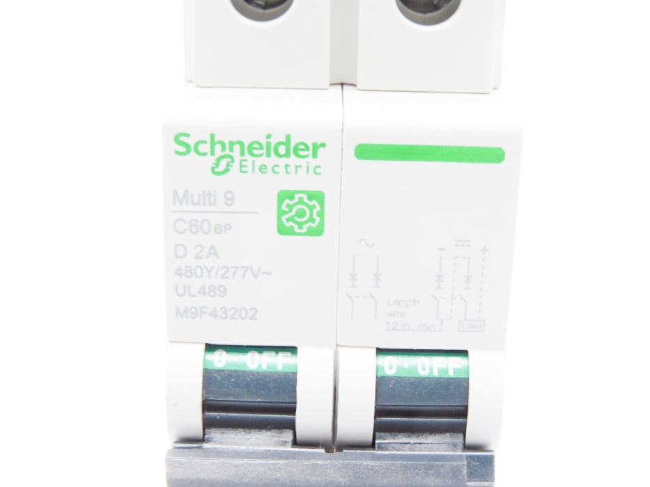 SCHNEIDER ELECTRIC M9F43202 277V 2A NSNP