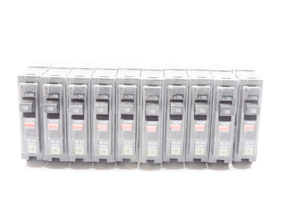 SQUARE D QO115CP 15A 120/240V (PKG OF 10) NSMP