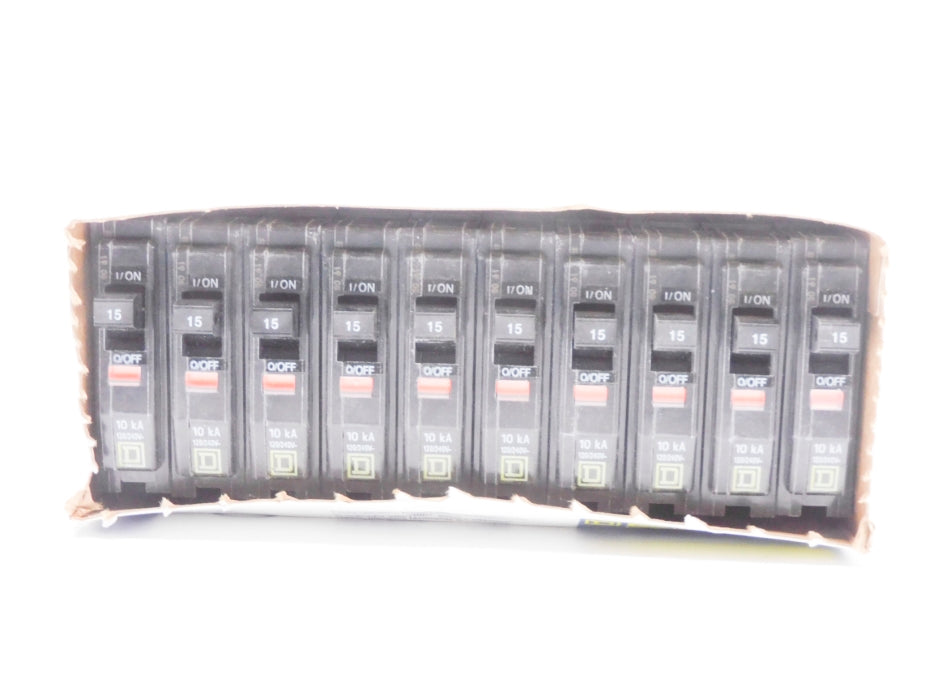SQUARE D QO115CP 15A 120/240V (PKG OF 10) (AS PICTURED) NSMP