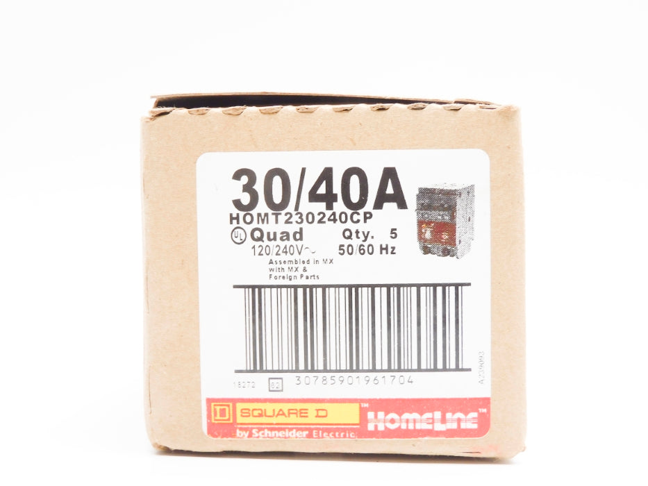 SQUARE D HOMT230240CP 30/40A 120/240V (PKG OF 5) NSMP