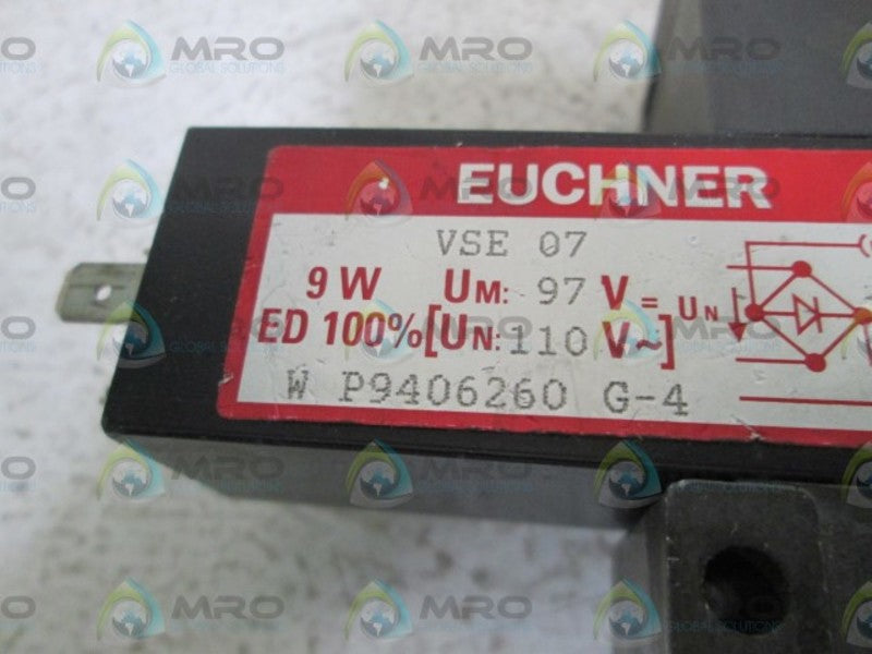 EUCHNER SAFETY SWITCH NZ1VZ-538E / VSE-07  UNMP