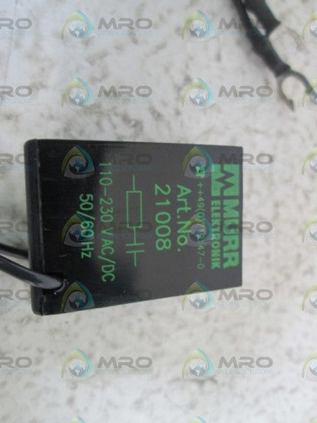 MURR ELEKTRONIK CONTACTOR SUPPRESSOR 21008 NSNP