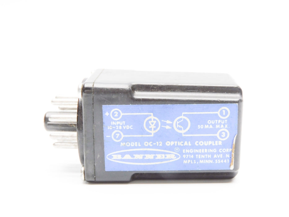BANNER ENGINEERING OC-12 10-28VDC UNMP