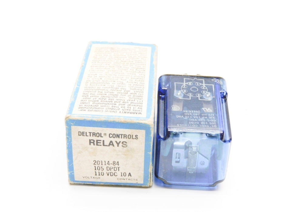 DELTROL CONTROLS 20114-84 110VDC 10A NSMP