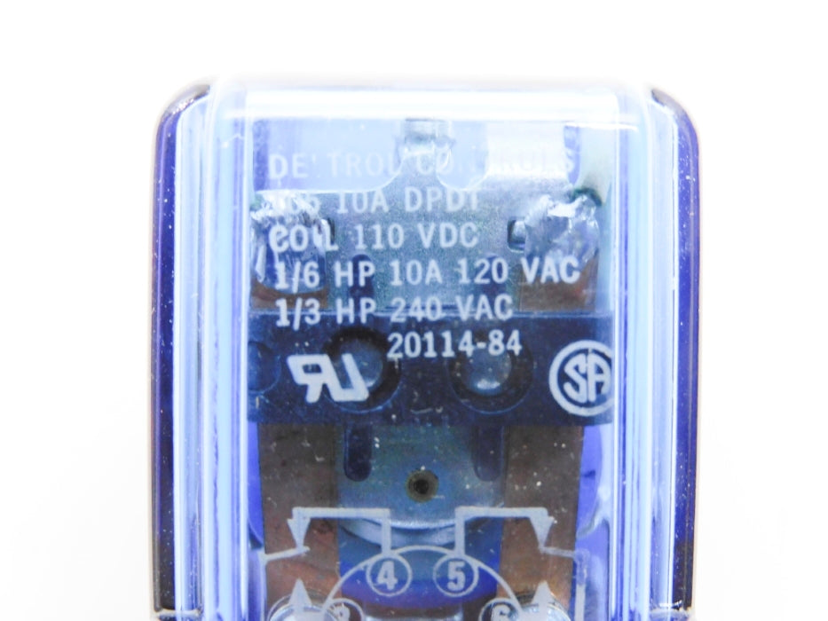 DELTROL CONTROLS 20114-84 110VDC 10A NSMP
