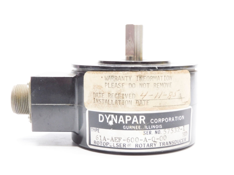DYNAPAR 61A-AEF-600-A-0-00 UNMP