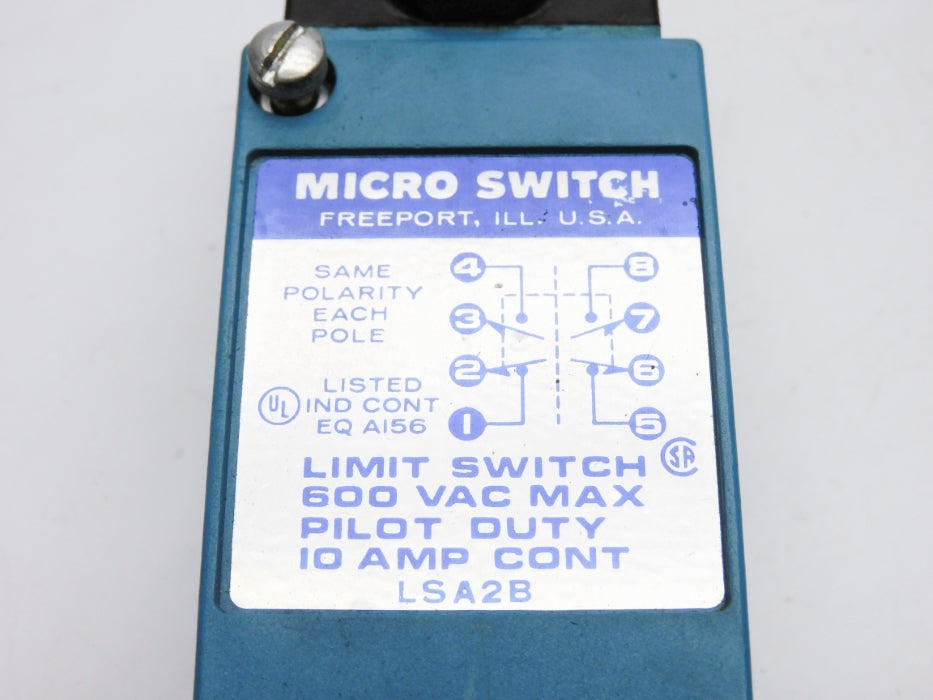 MICRO SWITCH LSA2B NSNP