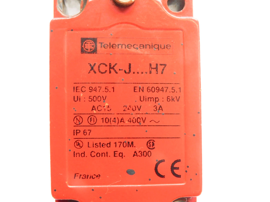 TELEMECANIQUE XCK-J59H7 500V 3A (NO KEY) UNMP