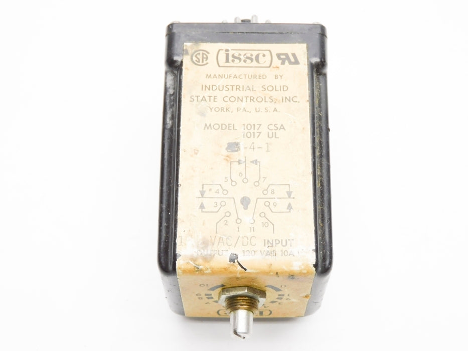 ISSC 1017 120VAC 10A 0-10 (NO KNOB) UNMP