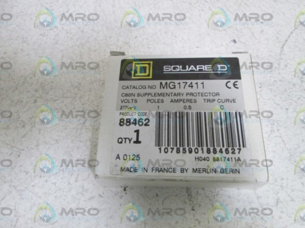 SQUARE D MG17411 CIRCUIT BREAKER 0.5A  NSMP