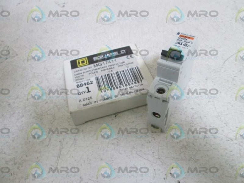 SQUARE D MG17411 CIRCUIT BREAKER 0.5A  NSMP
