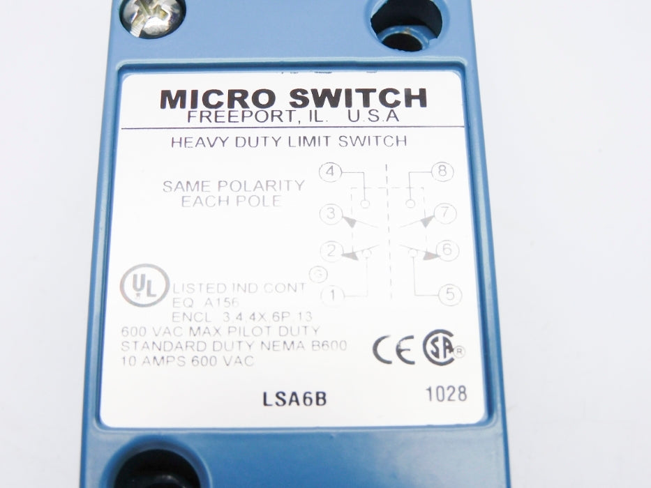 HONEYWELL LSA6B 600VAC 10A NSMP
