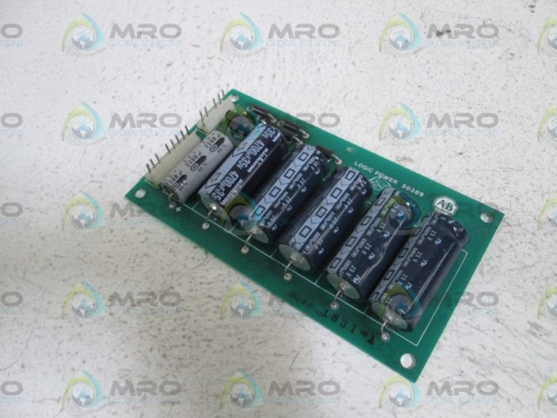 ALLEN BRADLEY LOGIC POWER BOARD 50389 REV. C  UNMP