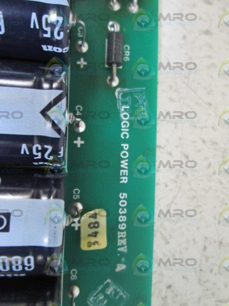 ALLEN BRADLEY LOGIC POWER BOARD 50389 REV. A  UNMP