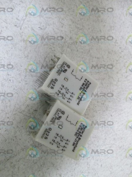 LOT OF 2 POTTER & BRUMFIELD RELAY R10S-E2Y4-J1.0K NSNP