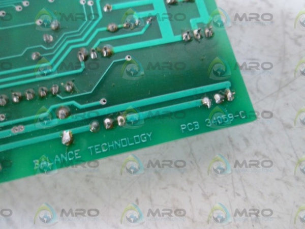 BALANCE TECHNOLOGY CONTROL BOARD PCB 34059-C  UNMP