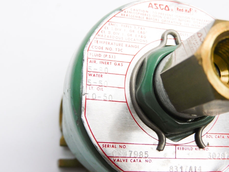 ASCO 8317A14 110/120V 5-50PSI 1/4" NSNP