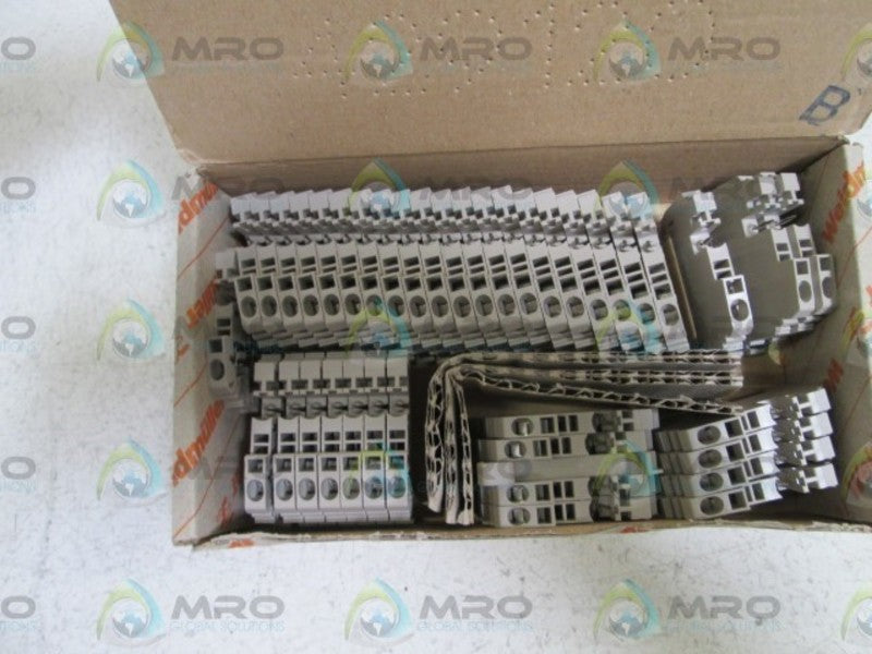 LOT OF 40 WEIDMULLER TERMINAL BLOCK ZKS 2.5/1.5  NSMP