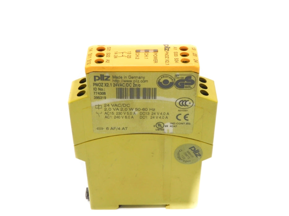 PILZ PNOZX2.124VAC/DC2N/O 774306 24VAC/DC UNMP