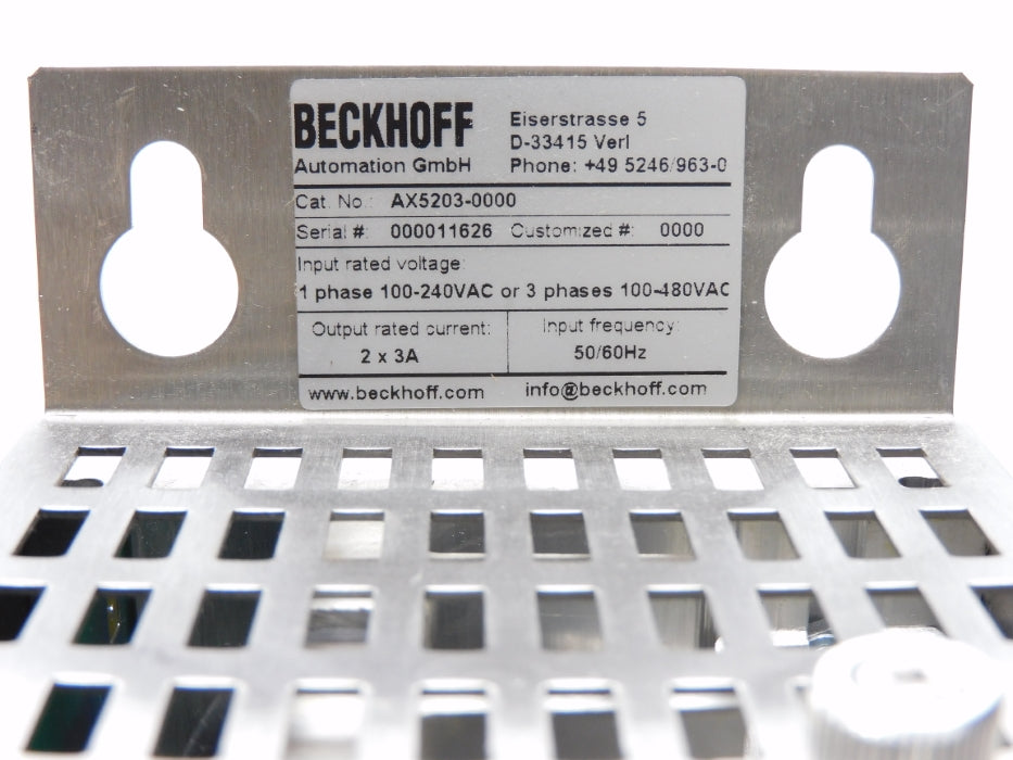 BECKHOFF AX5203-0000 NUPI