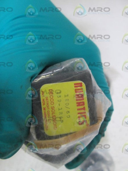 LOT OF 3 NUMATICS 120/60 COIL 139-124P NSNP IN BAG