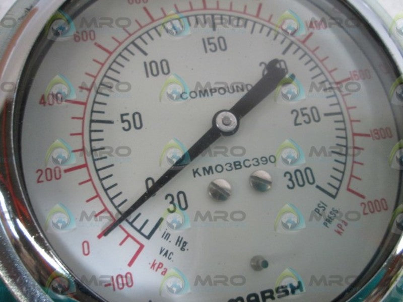 MARSH GAUGE 30-300PSI KMO3BC390 NSMP