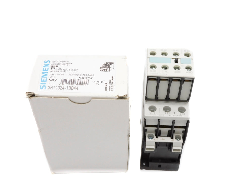 SIEMENS 3RT1024-1BB44 24VDC (AS PICTURED) NSMP