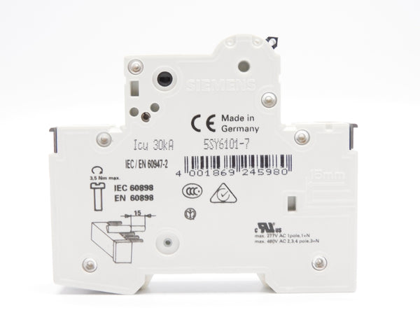 SIEMENS 5SY6101-7 230/400V 1A NSNP