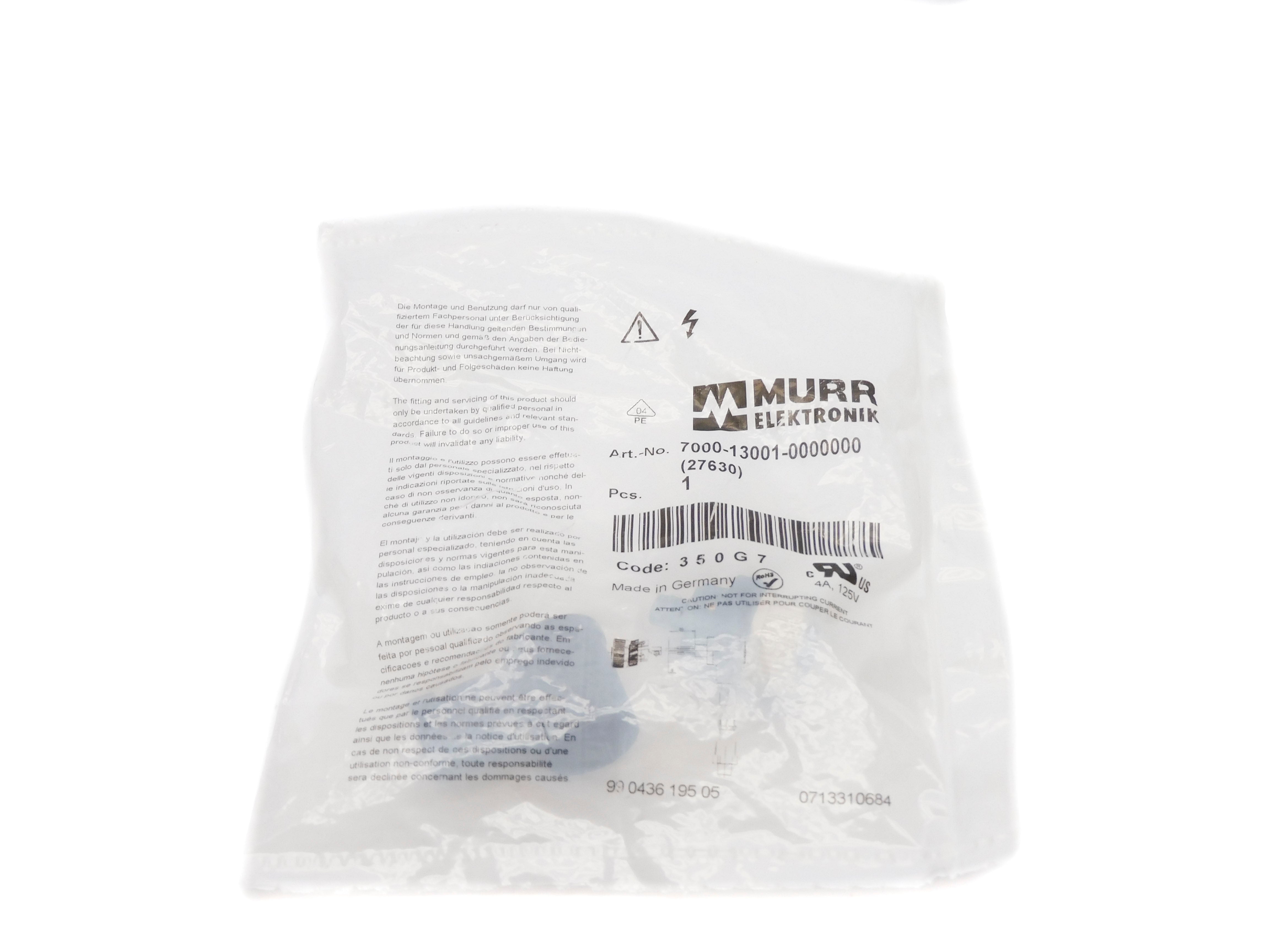 MURR ELEKTRONIK 7000-13001-0000000 27630 NSMP