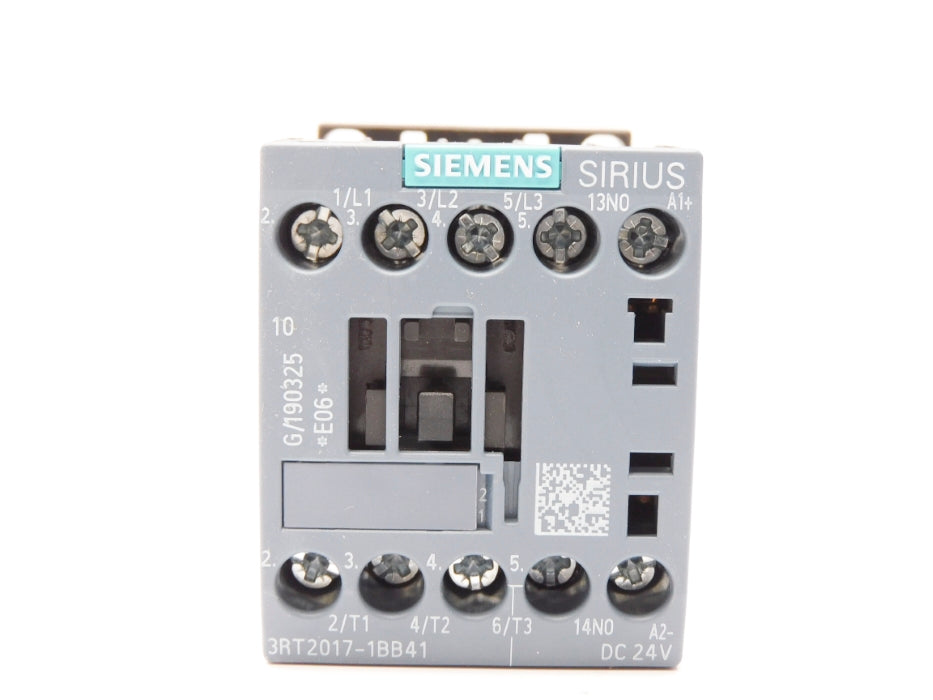 SIEMENS 3RT2017-1BB41 24VDC 22A NSMP