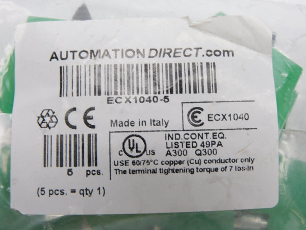 AUTOMATION DIRECT ECX1040-5 400V 2.5A (PKG OF 5) NSMP
