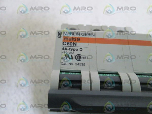 MERLIN GERIN 24535 CIRCUIT BREAKER 4A UNMP