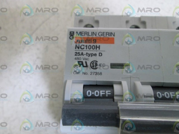 MERLIN GERIN 27358 CIRCUIT BREAKER 25A NSNP