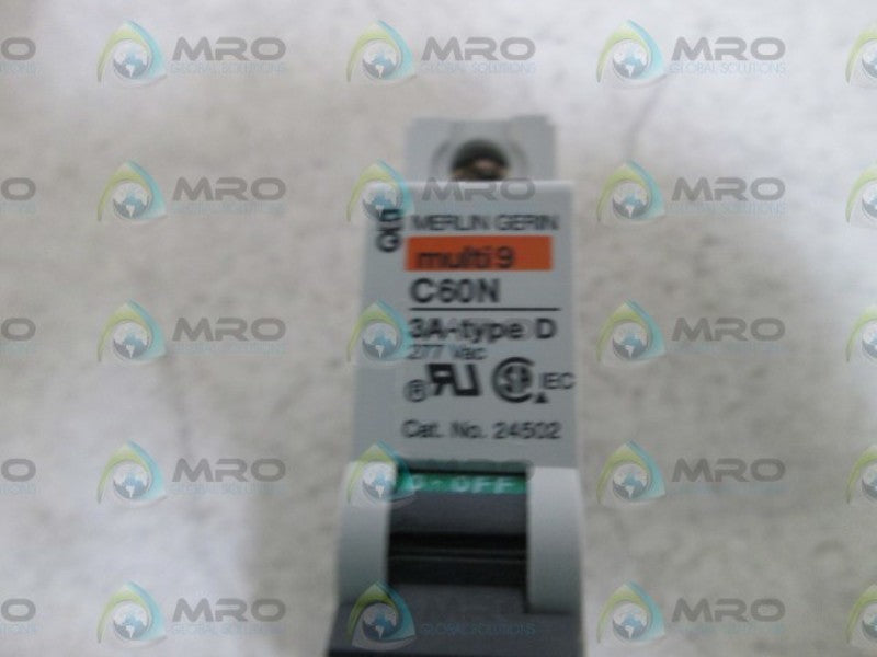MERLIN GERIN 24502 CIRCUIT BREAKER 3A NSNP