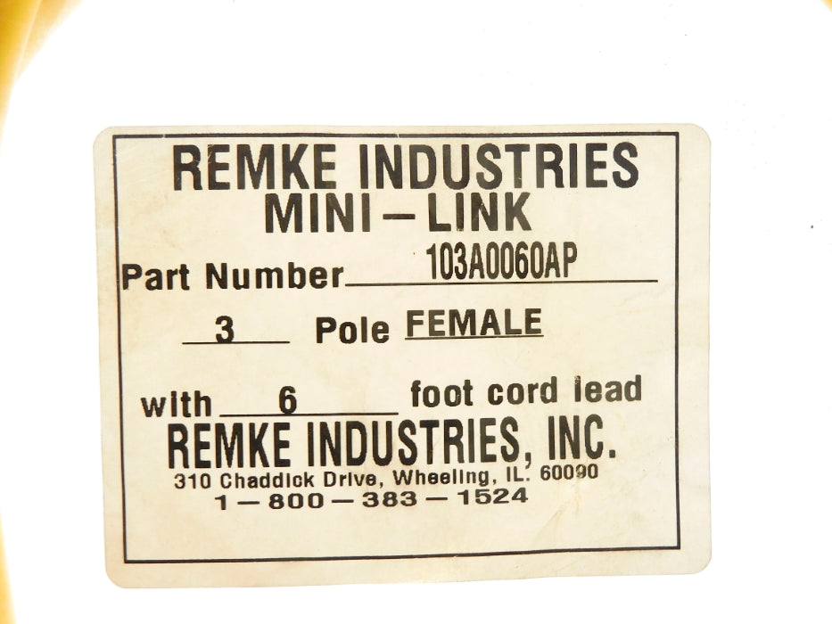 REMKE 103A0060AP 6' NSMP