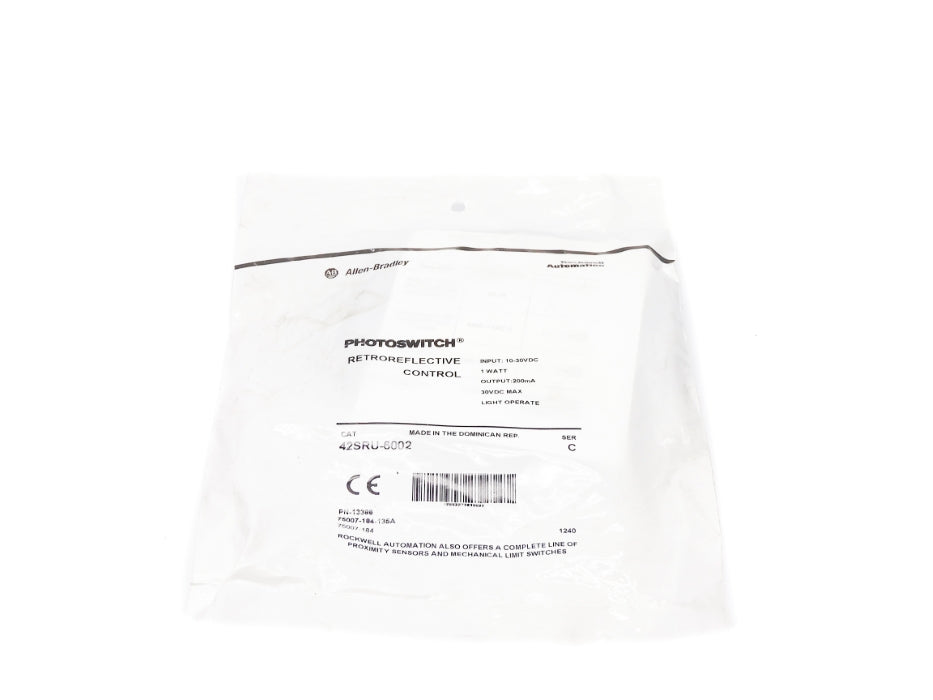 INDUSTRIAL SPARE PART 42SRU-6002 SER. C NSMP
