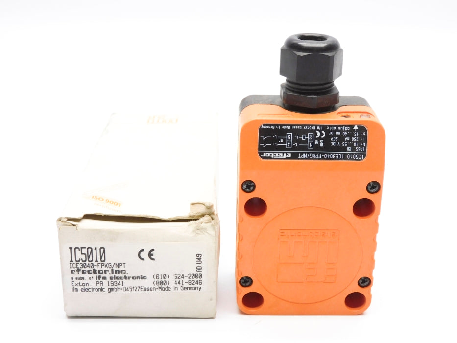 IFM EFECTOR ICE3040-FPKG/NPT IC5010 10-55VDC NSMP