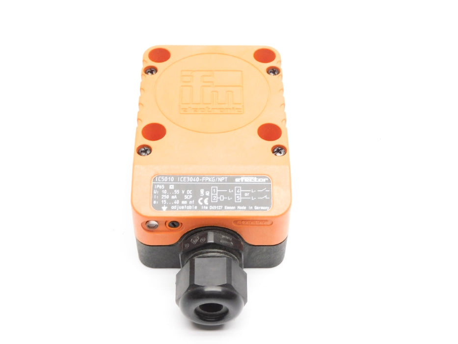 IFM EFECTOR ICE3040-FPKG/NPT IC5010 10-55VDC NSMP