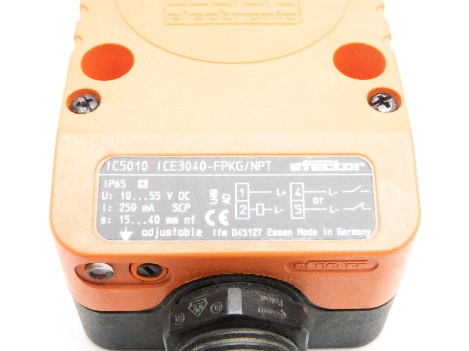 IFM EFECTOR ICE3040-FPKG/NPT IC5010 10-55VDC NSMP