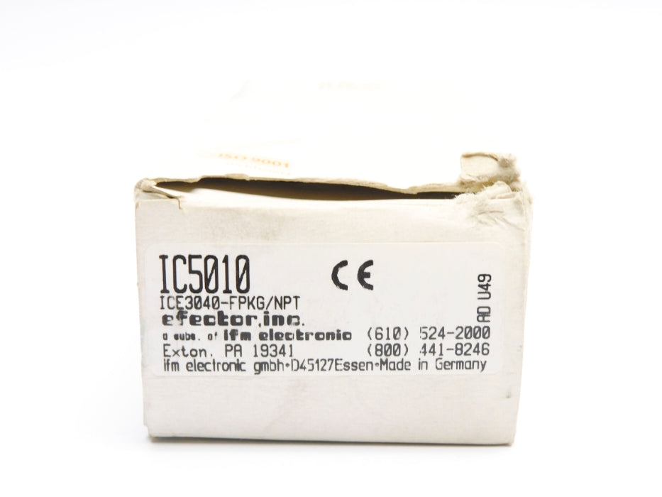 IFM EFECTOR ICE3040-FPKG/NPT IC5010 10-55VDC NSMP