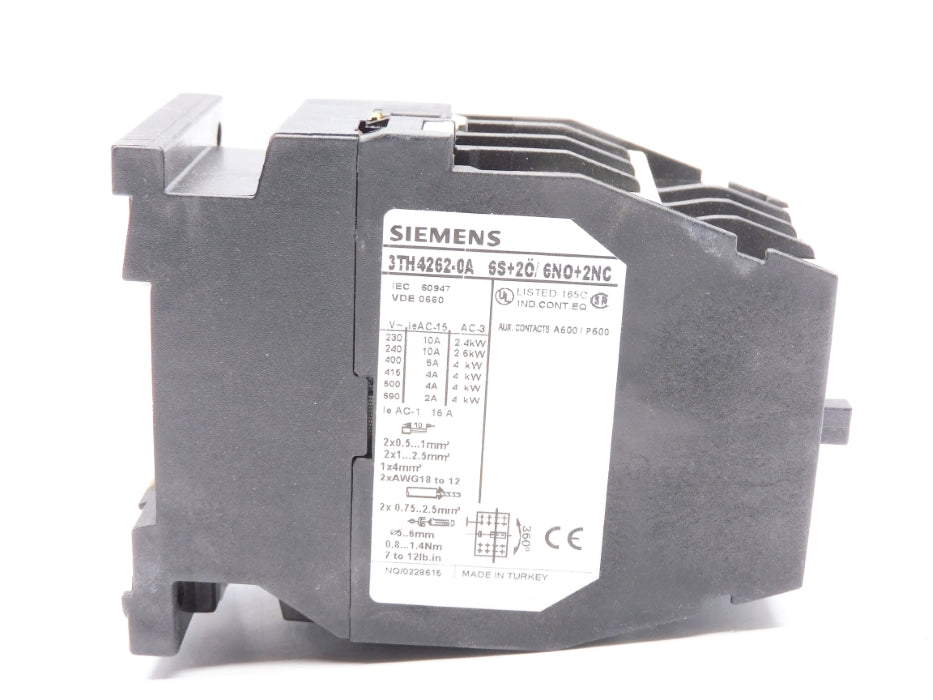 SIEMENS 3TH4262-0AK6 110/120V NSMP