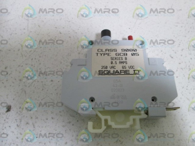 LOT OF 2 SQUARE D CIRCUIT BREAKER 9080-GCB-05 SER. B NSMP