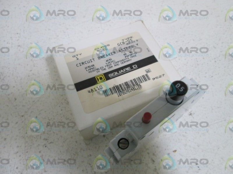 LOT OF 2 SQUARE D CIRCUIT BREAKER 9080-GCB-05 SER. B NSMP