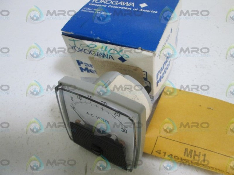 YOKAGAWA PANEL METER 0-30 AC V 250244NLNL8 NSMP
