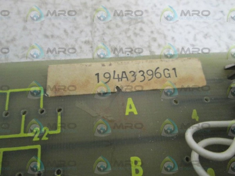 GENERAL ELECTRIC PCB CIRCUIT BOARD 194A3396G1  UNMP