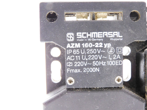 SCHMERSAL AZM160-22YP 220VAC 1.2A UNMP