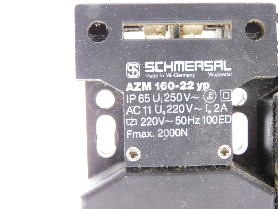 SCHMERSAL AZM160-22YP 220VAC 1.2A UNMP